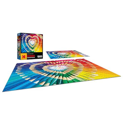 RoseArt - Kodak Premium - Life is a Box of Colors - 1000 Piece Jigsaw Puzzle for Adults - style: Life is a Box of Colors