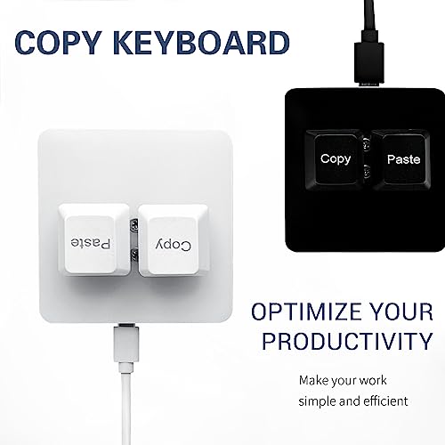 BTXETUEL Copy and Paste 2-Key Keyboard SAYO OSU Keypad Hotswap One Handed Mechanical Gaming Keyboard Cherry Switch RGB Backlit Mini USB Keypad for macros or Rhythm Games - color: Black