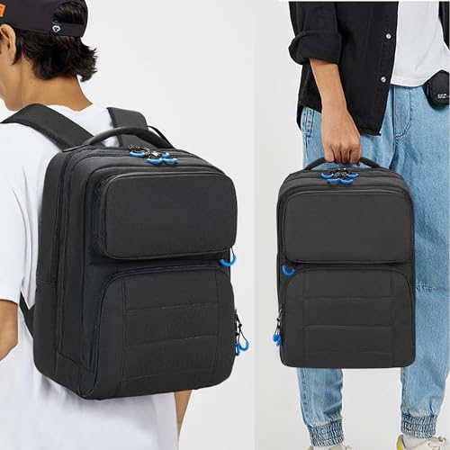 PGmoon Travel Storage Backpack Compatible with Nintendo Switch/Switch 2 | Protective Carrying Case with Various Pockets For Dock, Controllers & More Accessories (Patent Design)