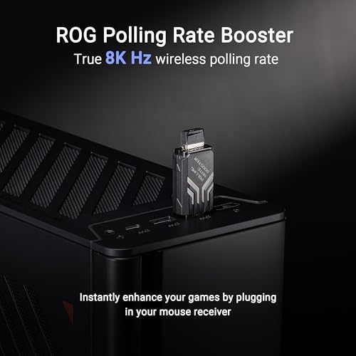ASUS ROG Harpe Ace Extreme Wireless Esports Gaming Mouse – Carbon Fiber Build, 47g Lightweight, Tri-Mode Connectivity, 42K DPI, up to 70Hr Battery, Glass Skates, Pro-Approved, PC/Mac Support - Black - color: Black, style: Harpe Ace Extreme