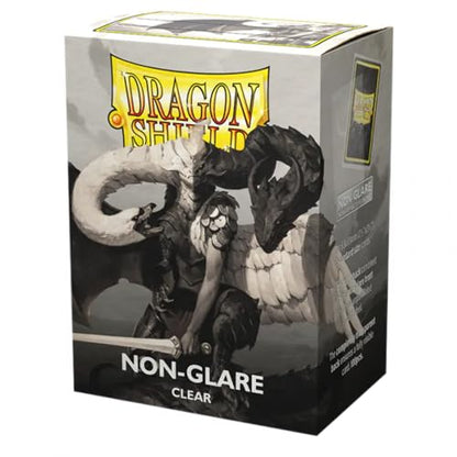 Dragon Shield | Standard Size Card Matte Sleeves | 100 CT - Non Glare Smooth & Tough Premium TCG Sleeves | Compatible with Pokemon, Flesh & Blood, One Piece & Magic the Gathering | Clear - color: Clear