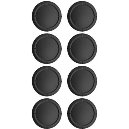 Ferkurn Joystick Replacement Cap Thumb Grip for Switch OLED & Switch Lite, Joystick Grip Button Stick Cover 3D Analog Cap Skin Replacement Part Repair Kit Accessories, 8 PCS - color: Black