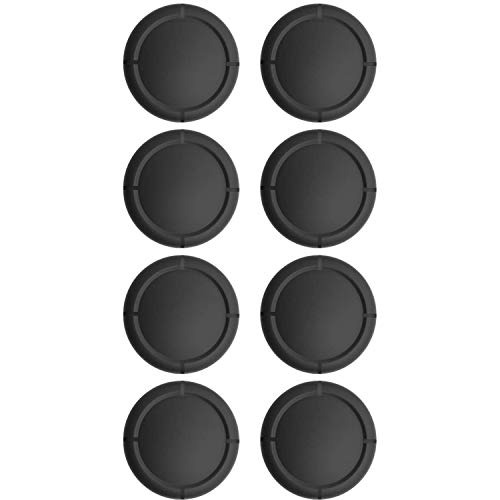 Ferkurn Joystick Replacement Cap Thumb Grip for Switch OLED & Switch Lite, Joystick Grip Button Stick Cover 3D Analog Cap Skin Replacement Part Repair Kit Accessories, 8 PCS - color: Black