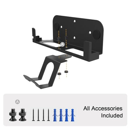 Wall Mount for Switch2 with Controller Holder | All metal ,Easy to install,simple and elegant,Space-Saving Sturdy 2-in-1 Holder