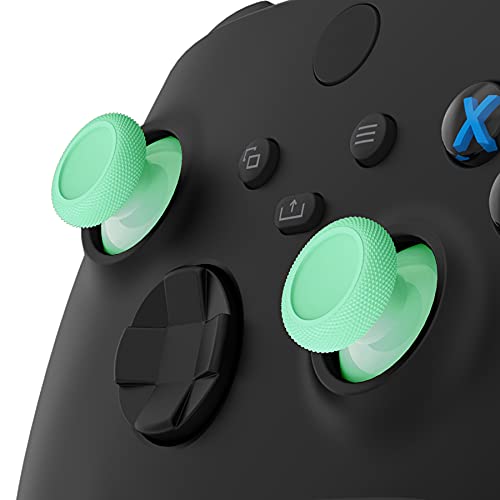 eXtremeRate Replacement Controller Joystick for Xbox One - 4 PCS Mint Green & Cherry Blossoms Pink Analog Thumb Sticks for Xbox Series X/S, Xbox One S/X, Elite Controller with Repair Kit Screwdriver - color: Mint Green & Cherry Blossoms