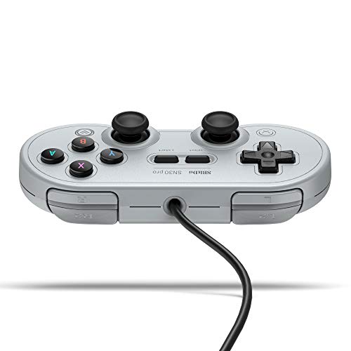 8Bitdo Sn30 Pro USB Wired Gamepad for Switch, Windows & Raspberry Pi(Gray Edition) - color: Gray Edition