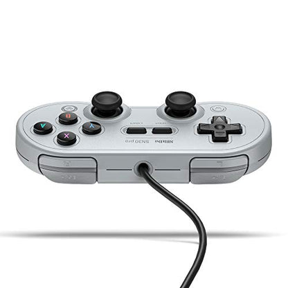 8Bitdo Sn30 Pro USB Wired Gamepad for Switch, Windows & Raspberry Pi(Gray Edition) - color: Gray Edition