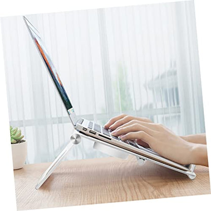Laptop Cooling Pad Dual 3800 Fans Laptop Stand Notebook Pc Holder with Triangle Frame Non-Slip Support Portable Computer Stand for Home Office Travel