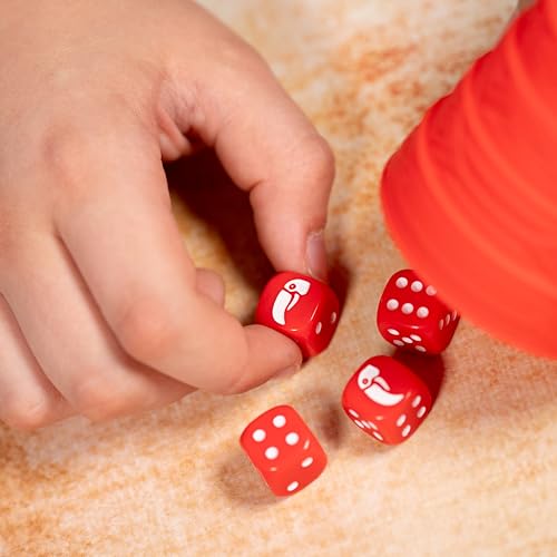 Asmodee Perudo Party Game | Classic Bluffing & Betting Dice Game, Fun For for Groups & Travel, Kids & Adults, Ages 8+, 2-6 Players, 30 Mins