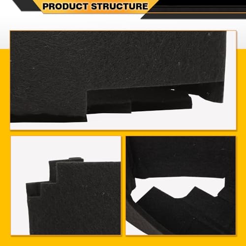 CNNELL Battery Cover Insulator Shield Compatible with Ram 1500 2013-2024 Black 5033397AE - style: 2013-2024 Dodge Ram 1500