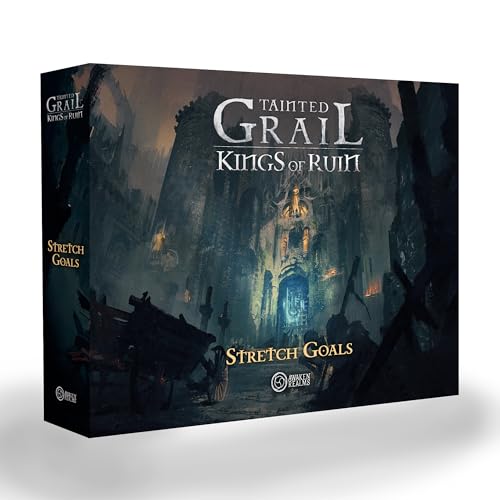 Awaken Realms Tainted Grail: Kings of Ruin Board Game Stretch Goals Expansion - Unlock Additional Adventures and Enhancements! Ages 14+, 1-4 Players, 2-3 Hour Playtime, Made by Awaken Realms