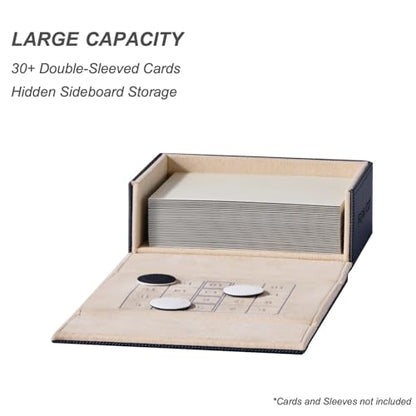 Pocket Dice Box (Adventurer Module) - Built-in Life Tracker - Fits 15 Counter Dice (15 mm) or 30+ Unsleeved Cards - Stores Inside Adventurer - MTG, PTCG & More (2. Wealth (Black/Pale Gold)) - color: 2. Wealth (Black/Pale Gold)