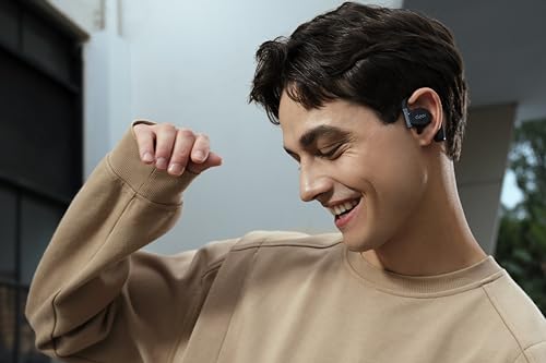 Cleer ARC II Open Ear Headphones, True Wireless Ear Buds with Dual Mic, Sweat Resistant, Multi-Point Connect, 35 Hrs Playtime, Secure Fit, Bluetooth 5.3 Earbuds with Ear Hooks, Preset EQs, Blue - color: Blue