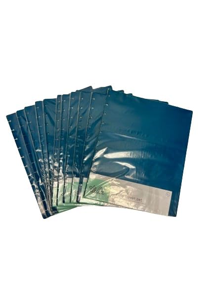 Talia Discbound Notebook - Cover Set (Deep Lake Blue 12pk (no discs), Letter Size) - color: Deep Lake Blue 12pk (no discs), size: Letter Set