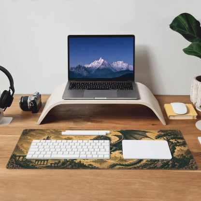 Dragon Mouse Pad XL Large Mousepad Non Slip Rubber Base Desk Mat for Laptop Computer Gaming 31.5" X 12" - color: Dragon