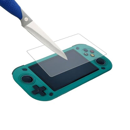 Game Console R43S Screen Tempered Glass Film 9H Anti Scratch Anti Impact Protective Cover, Handheld Game Console R43S Monitor Protector.