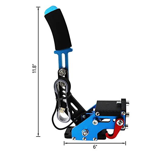 Nejoney 14Bit Universal USB Handbrake, PC Windows Professional Gaming Peripherals for SIM Racing Games G25/G27/G29