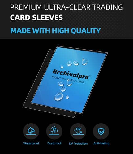 Ultra Clear Soft Penny Sleeves - 100pcs Standard Size Trading Card Protectors, Fits 180PT Cards, Acid-Free PVC-Free Card Sleeves for Collectors, Sports & Outdoors - size: 70×93mm (2.76"×3.66")