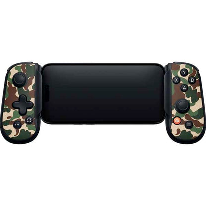 Skinit Decal Gaming Skin Compatible with Backbone One for iPhone Game Controller - Street Camo Design - color: Green - CAMBPE01