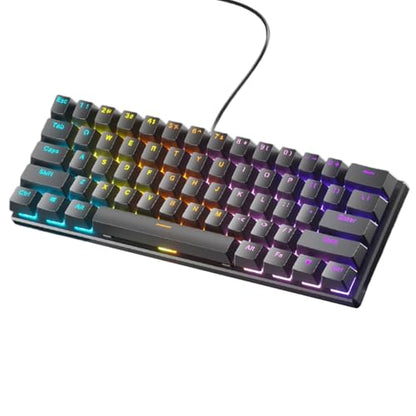 Gaming Keyboard Full Size LED Backlit Quiet Computer Keyboard 61 Key Corded Keyboard For PC Desktop Office Gaming