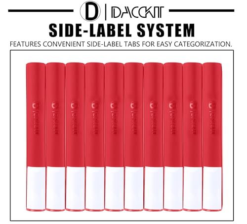 D DACCKIT Card Binder 16 Pocket - Fits 1024 Cards，4X4 Ringless Card Album with Sleeves for Trading Cards & Sports Cards（Model A，Classic Red） - color: Classic Red