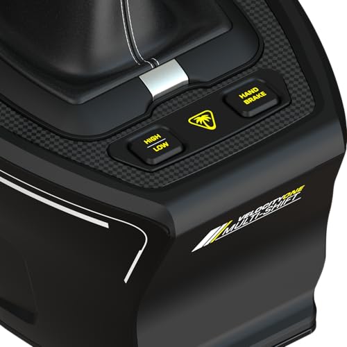 Turtle Beach VelocityOne Multi-Shift Sim Racing Shifter, Handbrake Xbox, PC | Xbox Series X|S, Xbox One, Windows PC, 7-Gear + R H-Gate & Sequential Shifter, Handbrake, Hall-Effect Magnetic Sensors, Black - style: Universal Shifter & Handbrake