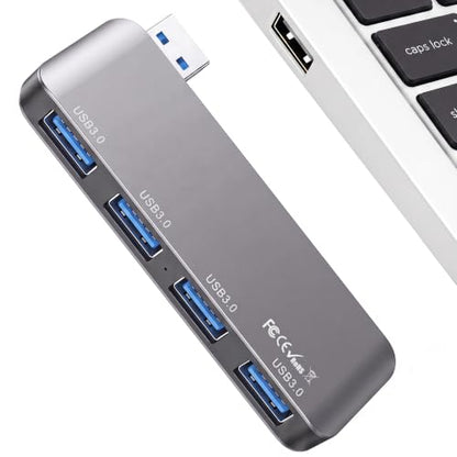Left USB Hub, Cable-Free USB Splitter,Portable USB Hub for Laptop | One-hand Operation & Device Protection,Plug and Play,cordless integrated design,5Gbps High Speed Transfer - style: Left USB 3.0 Hub