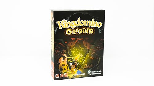 Tabletop Strategy Game, Part of Kingdomino Series, for Kids Teens Adults Family Game Nights, 2 to 4 Players, Ages 8+, Kingdomino Origins by Blue Orange Games - style: Kingdomino Origins