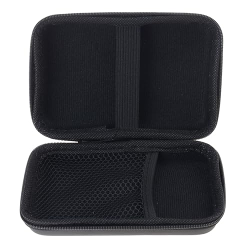 SOMUMOK Protector Case Storage Box for R36S Scratchproof Bag Handheld Game Console Travel Carrying Case with Pocket - color: Black