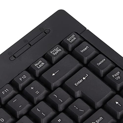 ASHATA Mechanical Gaming Keyboard, Compact 60 Percent Wired USB Keyboard with 95 Keys Hot Swappable Design for and Typists Black Arabic Layout
