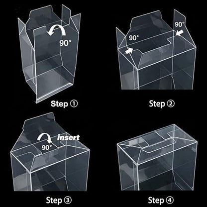 12PCS Booster Bundle Protector Case, Foldable Clear Plastic Booster Bundle/Build&Battle Protector Display Box Collectors Cards Case (Will NOT fit Ascended Heroes or Perfect Order)
