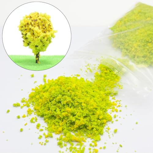 Cayway Mixed Color Tree Powder Model, 5 Pack Simulation Tree Powder, Simulation Flower Modelling Powder, DIY Model Trees Basing Material Kit for Building Model Railway Diorama Scenery - style: Style C