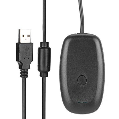 Game Controller for, No Vibration PC Receiver Gaming Controller Adapter Console with USB Receiver for 360 [Video Game]