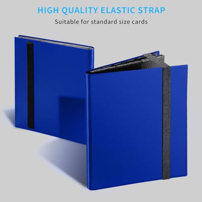Card Binder, Upgraded 9 Pockets Trading Card Collection Binder for Cards, 360 Card Book Holder Album for Yugioh, MTG, TCG, Magic, Sports Cards - Blue - color: Dark Blue