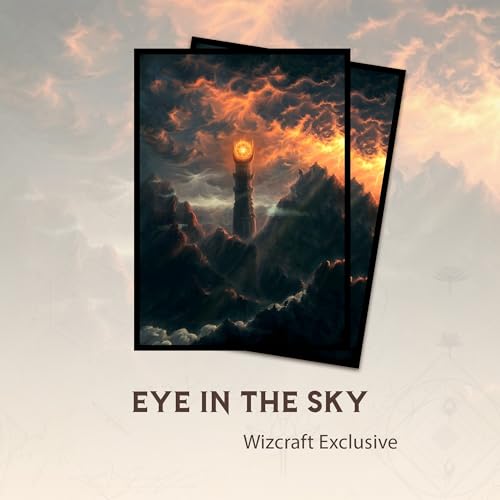 Eye in the Sky - MTG Card Sleeves, 104ct, Standard Size, Smooth | Double Sleeving Compatible, Smudge Resistant Matte Back, Compatible with Standard 66x92mm TCG and Magic The Gathering Cards. - color: Eye in the Sky, size: Smooth