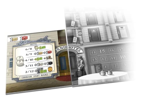 Grand Austria Hotel Let's Waltz Board Game Expansion - Dance Your Way to Victory! Action Drafting Strategy Game for Kids & Adults, Ages 12+, 2-4 Players, 90-120 Minute Playtime, Made by Lookout Games