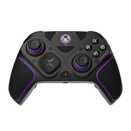 PDP Victrix Pro BFG Wireless Gaming Controller for Xbox Series X|S, Xbox One, Windows 10/11, Modular Gamepad, Dolby Atmos Audio, Remappable Buttons, Customizable Triggers/Paddles/D-Pad, PC App, Black - color: Black