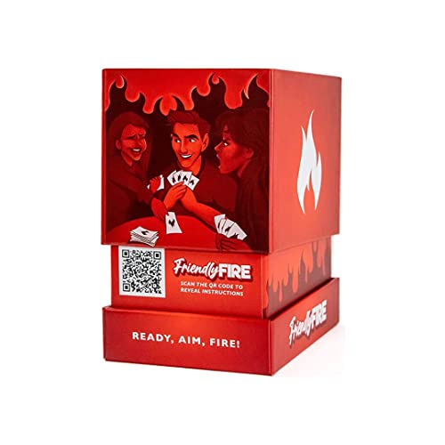 Friendly Fire Roasting Card Game for Adults - Ideal for Memorable Family Nights, Adult Game Night, and Hilarious Parties - Funny Gifts for Adults