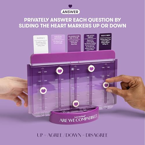 Are We Compatible? by Relatable, A Romantic Relationship Card Game and Couples Games for Adults - Perfect for Fun Date Night Ideas, Gifts for Girlfriend, or Wedding Gifts for Newlyweds - style: Are We Compatible