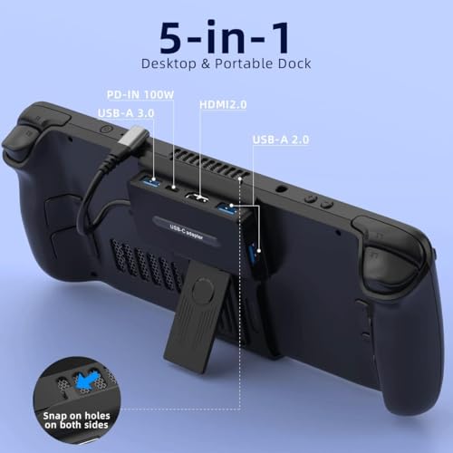 YCE 5-in-1 Steam Deck Dock for Switch, ROG Ally, Legion Go