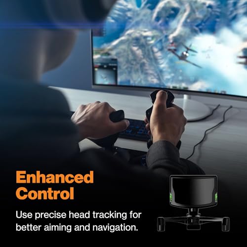 TrackIR 5 Head Tracking System – 6DOF USB Optical Motion Tracker for PC Gaming – Natural Head Movement Camera for Flight, Racing & Combat Simulators – Windows Compatible by NaturalPoint