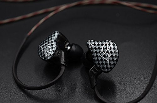 KZ ZST Pro Dynamic Hybrid Dual Driver in-Ear Headphones (Black Without Mic)