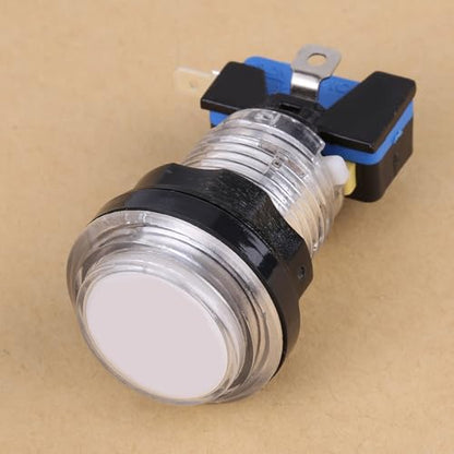 4 x LED Start Push Button Kit, Part 1 Player + 2 Player + LED Buttons DIY Push Buttons Player Single Double for Machine Games, coinn Buttons Compatible Arcades Video Games