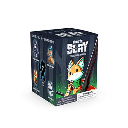 TeeTurtle Unstable Games - Here to Slay: Vinyl Mini Series Blind Box - Includes mystery vinyl figure toy and exclusive holographic promo card - style: Vinyl Figure Mystery Box