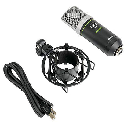 Mackie EM-Series, Large Diaphragm USB Condenser Microphone with Headphone Output and Mute (EM-91CU+), Black - size: USB, style: Large Diaphragm Condenser Plus