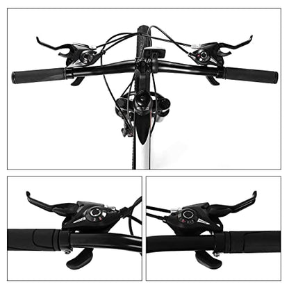 TOBWOLF Bicycle Brake Levers Shifter, 3x8 24 Speed Mountain Bike shifters Set, Left Right Brake Lever Shifter Kits with Gear Indicator, Replacement with Shift Cables for Moutain Bike Folding Bike - color: 3x8 24 Speed