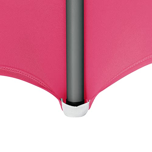 Peomeise 6FT Spandex Table Cover Rectangular Stretch Spandex Tablecloth (Hot Pink,6FT) - color: Hot Pink, size: 72" x 30" (Rectangular)