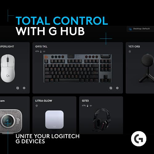 Logitech G Yeti Orb Condenser RGB USB Gaming Microphone - Black | LIGHTSYNC, Cardioid, for streaming, plug and play for PC/Mac - color: Black