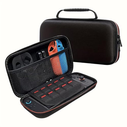 For Nintendo Switch 2 Hard Carrying Case | 10 Game Cartridges Storage | Shockproof EVA Protective Travel Bag with Handheld Design | Anti-Scratch & Water-Resistant | Complete Accessories Organizer - size: For Nintendo Switch 2