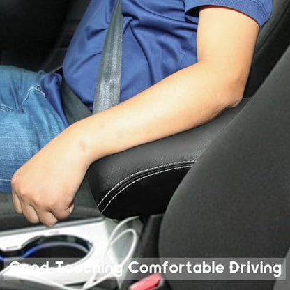 ramuel Center Console Armrest Cover for Ford Fusion 2007-2012 | Anti-Scratch ，Non-Slip ，PU Leather ，Easy Install - size: for Fusion 2007 2008 2009 2010 2011 2012